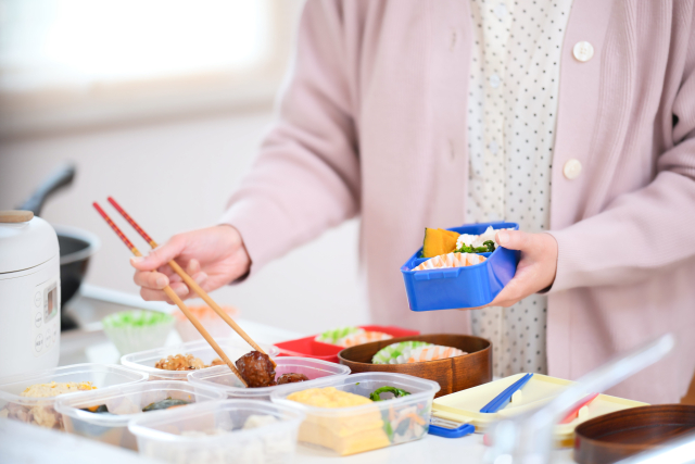 お弁当作成中